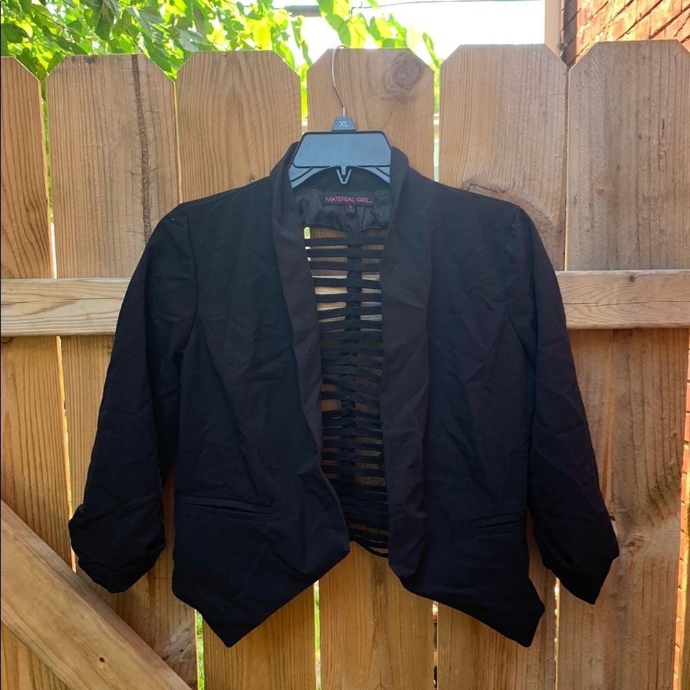 Material Girl Black Blazer Jacket